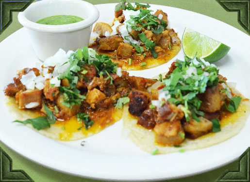 A Beautiful Picture of Pork Tacos